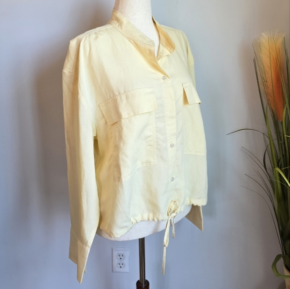 Banana Republic, New, BR Standard Arcata Tencel Linen Shirt Jacket, Size XL - Picture 6 of 14